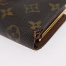 LOUIS VUITTON Monogram Porte Monnaie Billets Viennois Wallet M61663 Auth BA11522-7