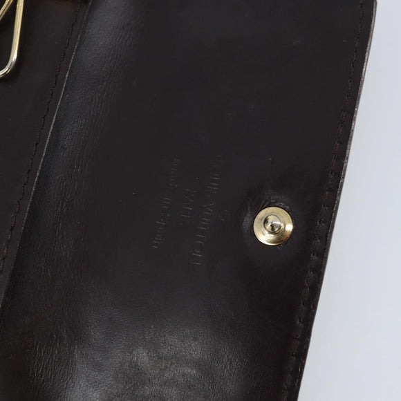 LOUIS VUITTON Vernis Multicles 4 Key Case Amarrant M93517 LV Auth BA11523