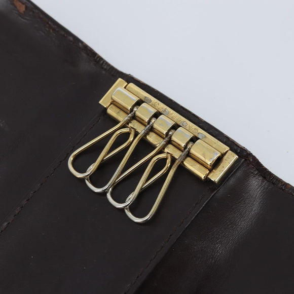 LOUIS VUITTON Vernis Multicles 4 Key Case Amarrant M93517 LV Auth BA11523