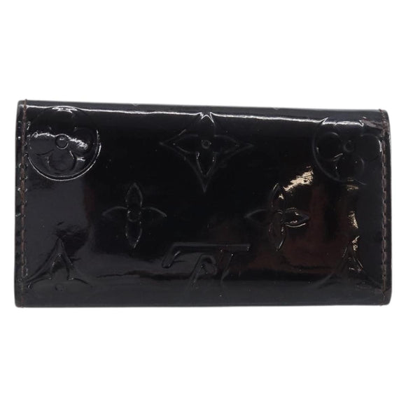 LOUIS VUITTON Vernis Multicles 4 Key Case Amarrant M93517 LV Auth BA11523