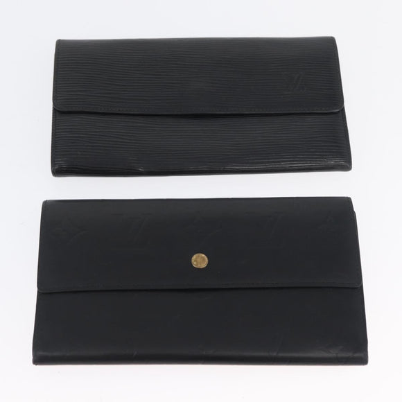 LOUIS VUITTON Monogram Epi LV Cup Leather 7 Set Blue Black Red LV Auth BA11526