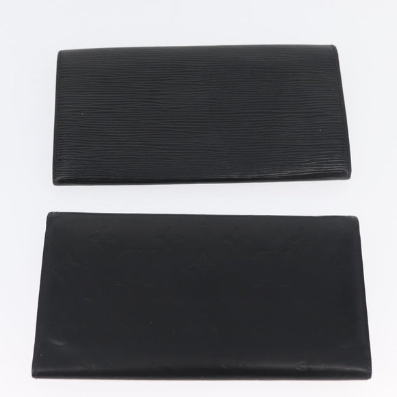 LOUIS VUITTON Monogram Epi LV Cup Leather 7 Set Blue Black Red LV Auth BA11526