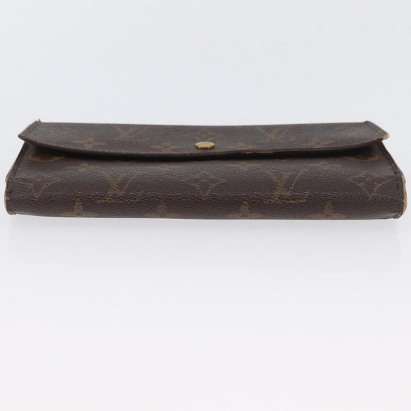 LOUIS VUITTON Monogram Damier Ebene Long Wallet 5 Set LV Auth BA11527