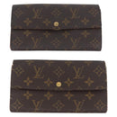 LOUIS VUITTON Monogram Damier Ebene Long Wallet 5 Set LV Auth BA11527-2