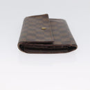 LOUIS VUITTON Monogram Damier Ebene Long Wallet 5 Set LV Auth BA11527-21