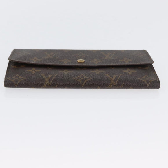 LOUIS VUITTON Monogram Damier Ebene Long Wallet 5 Set LV Auth BA11527