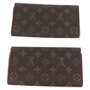 LOUIS VUITTON Monogram Damier Ebene Long Wallet 5 Set LV Auth BA11527-3
