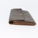 LOUIS VUITTON Monogram Damier Ebene Long Wallet 5 Set LV Auth BA11527-4