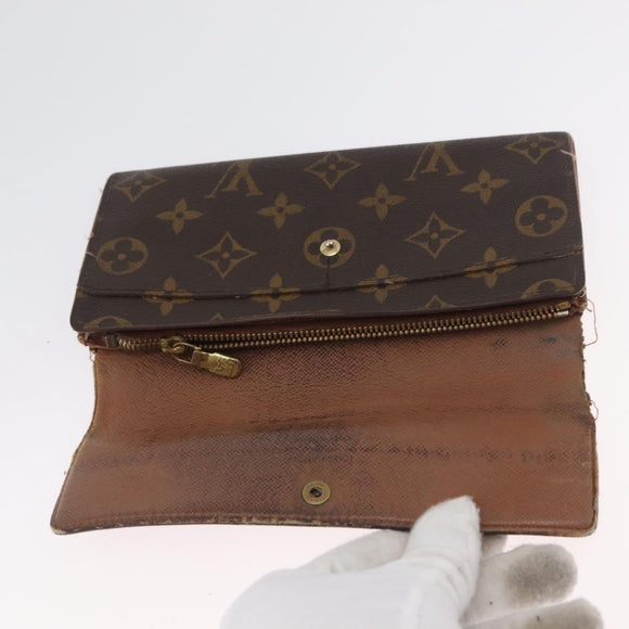LOUIS VUITTON Monogram Damier Ebene Long Wallet 5 Set LV Auth BA11527