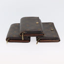 LOUIS VUITTON Monogram Damier Ebene Wallet 6 Set LV Auth BA11528-20