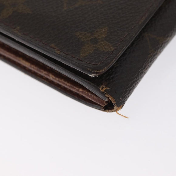 LOUIS VUITTON Monogram Damier Ebene Wallet 6 Set LV Auth BA11528