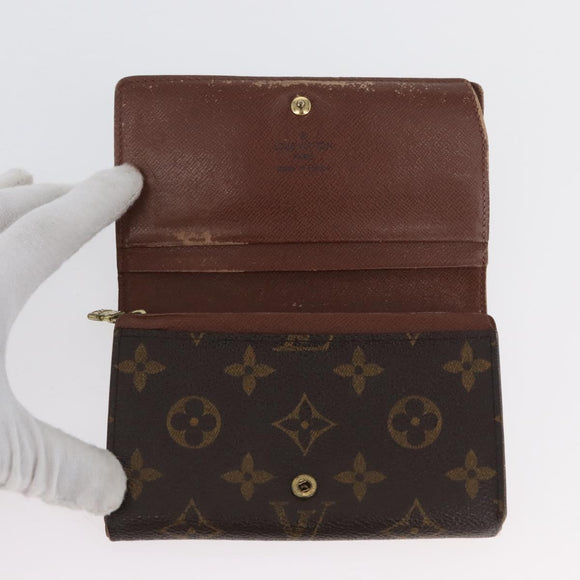LOUIS VUITTON Monogram Damier Ebene Wallet 6 Set LV Auth BA11528
