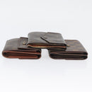 LOUIS VUITTON Monogram Damier Ebene Wallet 6 Set LV Auth BA11528-4