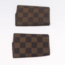 LOUIS VUITTON Monogram Damier Ebene Wallet 8 sets LV Auth BA11529-21