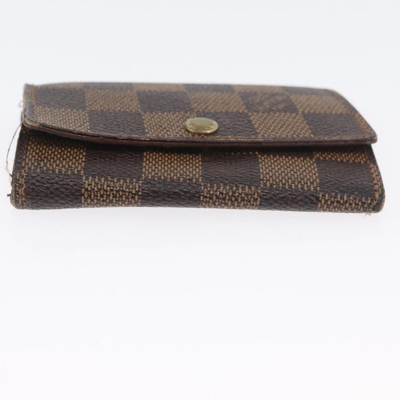 LOUIS VUITTON Monogram Damier Ebene Wallet 8 sets LV Auth BA11529