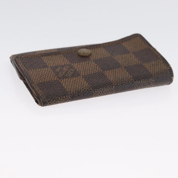 LOUIS VUITTON Monogram Damier Ebene Wallet 8 sets LV Auth BA11529