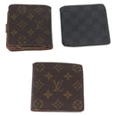 LOUIS VUITTON Monogram Damier Ebene Wallet 8 sets LV Auth BA11529-3