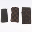 LOUIS VUITTON Monogram Damier Ebene Wallet 8 sets LV Auth BA11529-31