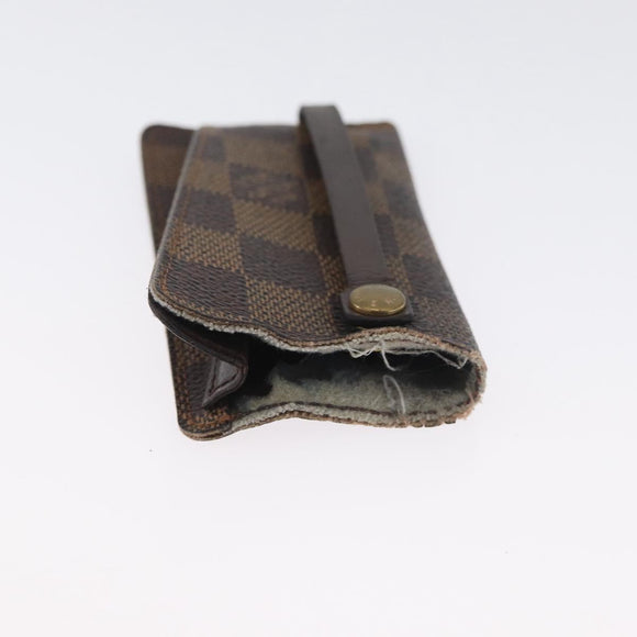 LOUIS VUITTON Monogram Damier Ebene Wallet 8 sets LV Auth BA11529