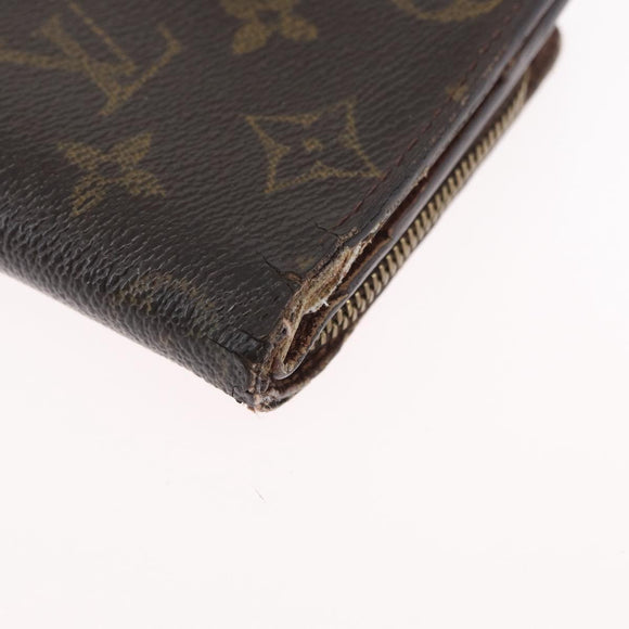 LOUIS VUITTON Monogram Damier Ebene Wallet 8 sets LV Auth BA11529