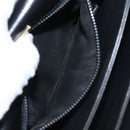 BALLY Shoulder Bag Leather Black Gold Auth BA1153-22