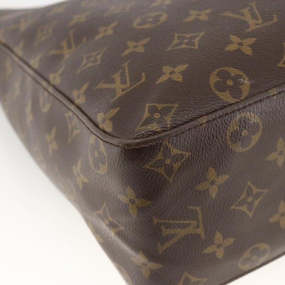LOUIS VUITTON Monogram Looping GM Shoulder Bag M51145 LV Auth BA11531
