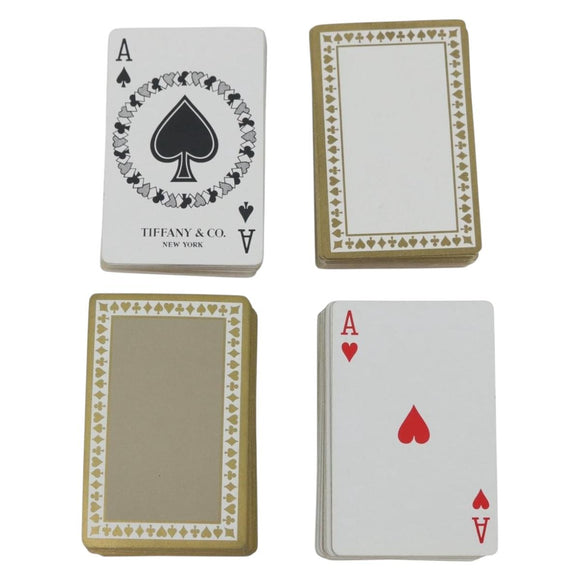 TIFFANY&Co. Playing Cards 2 Set Red Blue Auth BA11539