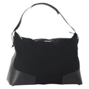 GUCCI Shoulder Bag Canvas Black Silver Auth BA11545-1