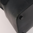 GUCCI Shoulder Bag Canvas Black Silver Auth BA11545-12