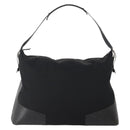 GUCCI Shoulder Bag Canvas Black Silver Auth BA11545-3