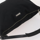 GUCCI Shoulder Bag Canvas Black Silver Auth BA11545-6