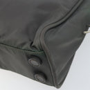 PRADA Hand Bag Nylon Gray Silver Auth BA11546-16