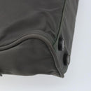 PRADA Hand Bag Nylon Gray Silver Auth BA11546-17