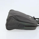 PRADA Hand Bag Nylon Gray Silver Auth BA11546-3