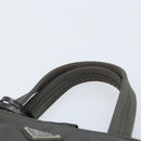 PRADA Hand Bag Nylon Gray Silver Auth BA11546-14