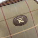 Burberrys Nova Check Shoulder Bag Canvas Brown Gold Auth BA11547-17