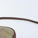 Burberrys Nova Check Shoulder Bag Canvas Brown Gold Auth BA11547-8