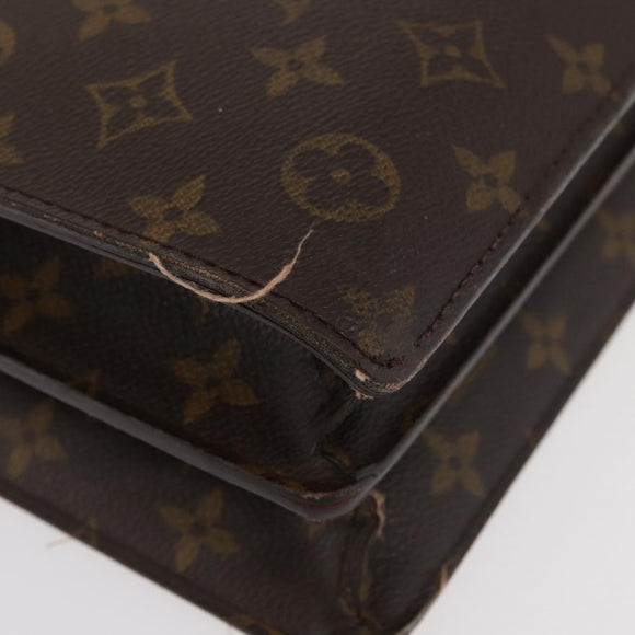 LOUIS VUITTON Monogram Serviette Conseiller Aktenkoffer M53331 LV Auth BA11548