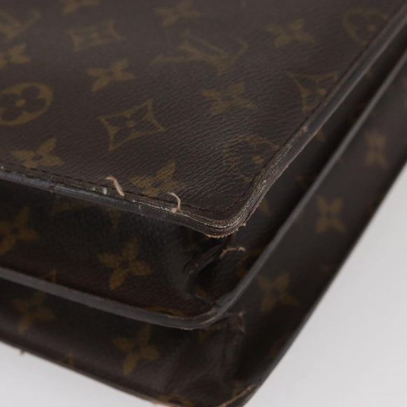 LOUIS VUITTON Monogram Serviette Conseiller Aktenkoffer M53331 LV Auth BA11548