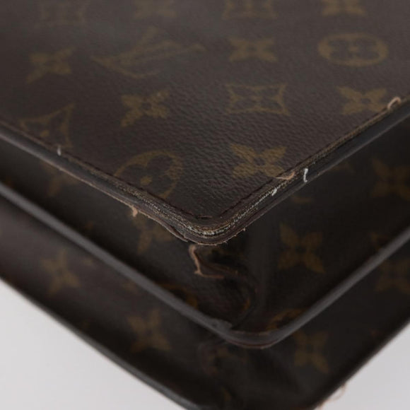 LOUIS VUITTON Monogram Serviette Conseiller Aktenkoffer M53331 LV Auth BA11548