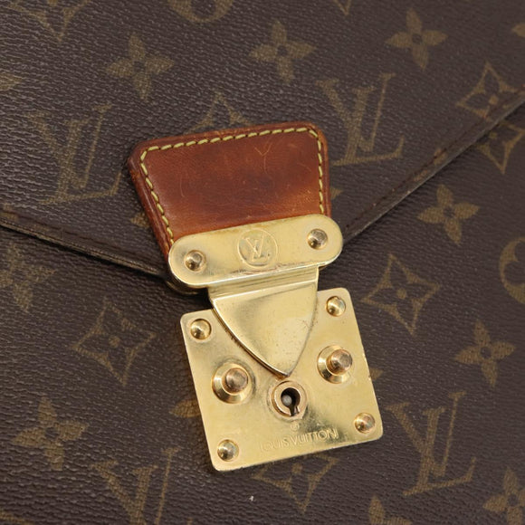 LOUIS VUITTON Monogram Serviette Conseiller Aktenkoffer M53331 LV Auth BA11548