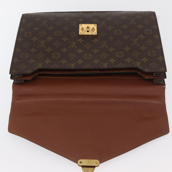 LOUIS VUITTON Monogram Serviette Conseiller Aktenkoffer M53331 LV Auth BA11548