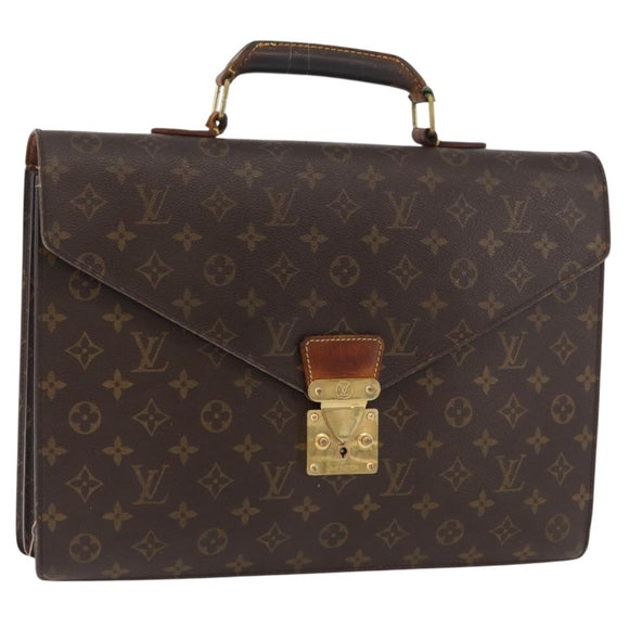 LOUIS VUITTON Monogram Serviette Conseiller Aktenkoffer M53331 LV Auth BA11548