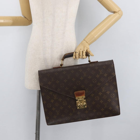 LOUIS VUITTON Monogram Serviette Conseiller Aktenkoffer M53331 LV Auth BA11548