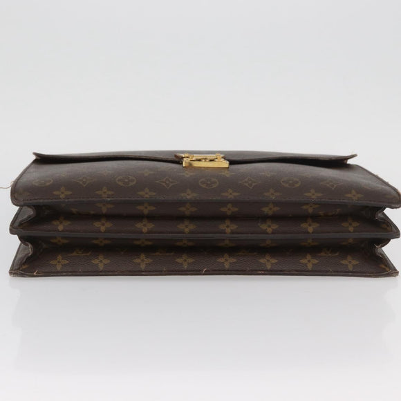 LOUIS VUITTON Monogram Serviette Conseiller Aktenkoffer M53331 LV Auth BA11548