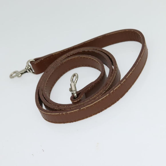 Burberrys Hand Bag Leather 2way Brown Auth BA1155