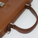 Burberrys Hand Bag Leather 2way Brown Auth BA1155-6