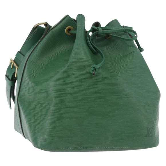 LOUIS VUITTON Epi Petit Noe Shoulder Bag Green M44104 LV Auth BA11550
