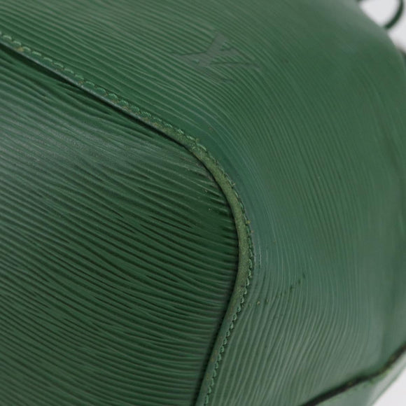 LOUIS VUITTON Epi Petit Noe Shoulder Bag Green M44104 LV Auth BA11550