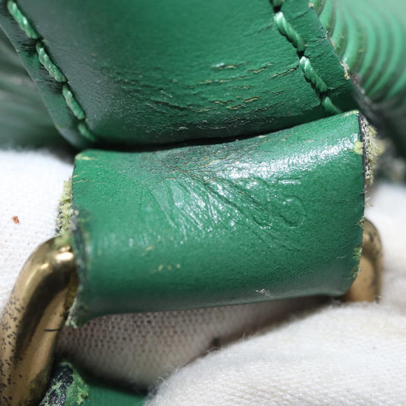 LOUIS VUITTON Epi Petit Noe Shoulder Bag Green M44104 LV Auth BA11550